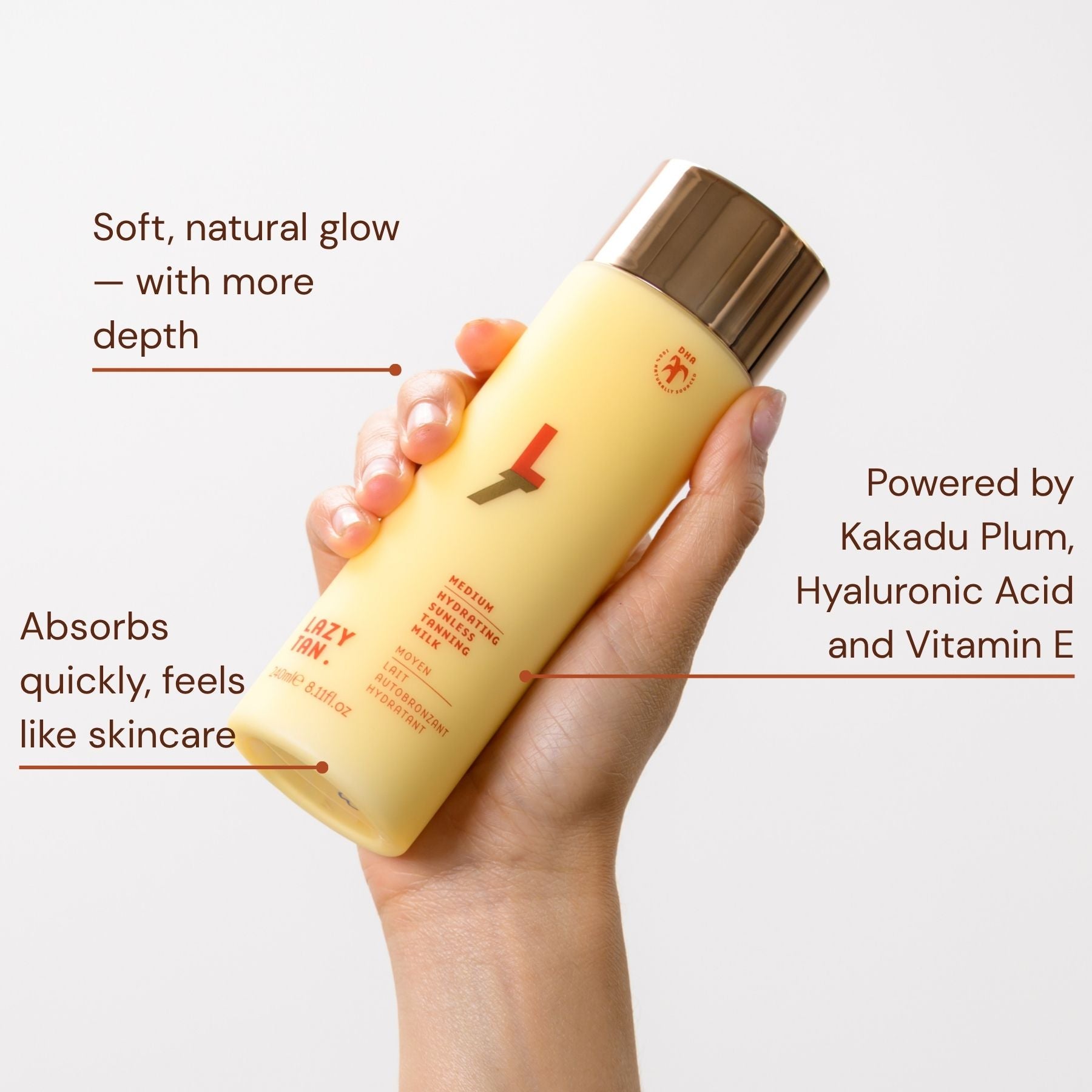 Medium Hydrating Sunless Tanning Milk 240ml